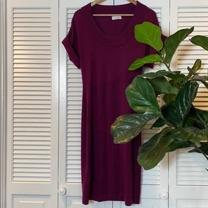 Calvin Klein Short Sleeve Sweater Dress